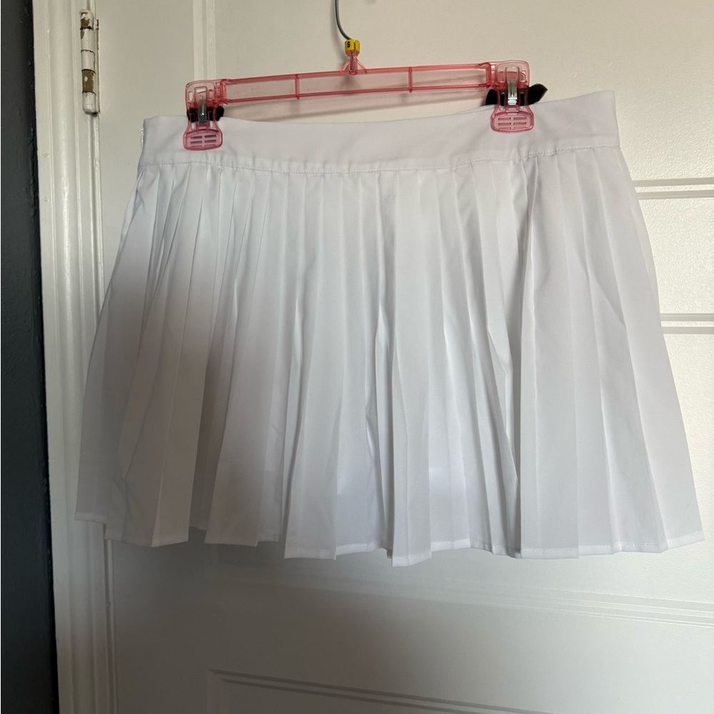 Lacoste Cream Mini Skater Skirt with Pleats (tennis skirt never worn)